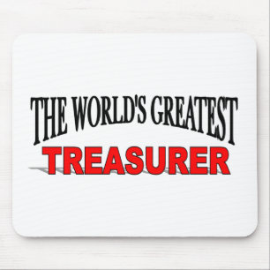 The World's Greatest Treasurer Mouse Pad