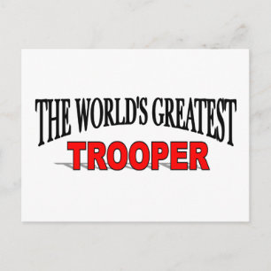 The World's Greatest Trooper Postcard