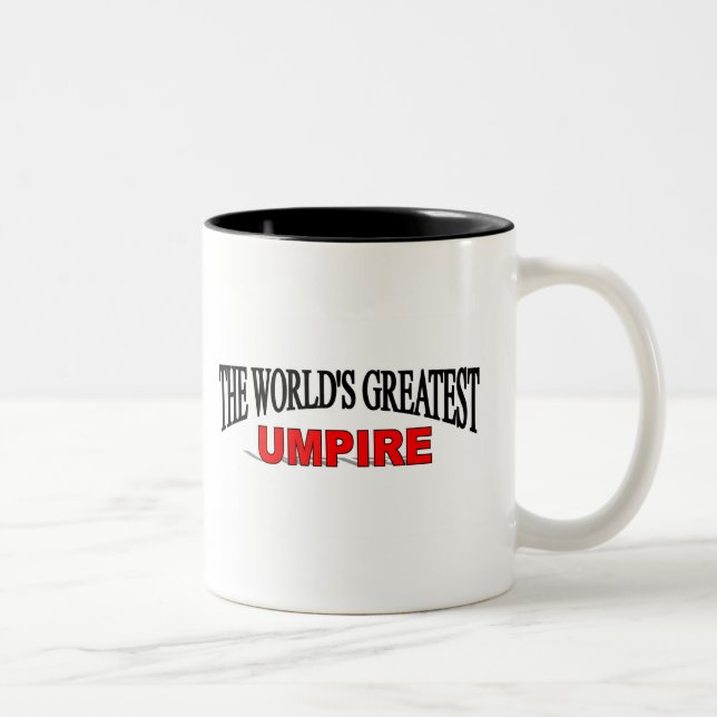 The World's Greatest Umpire Two-Tone Coffee Mug (Right)