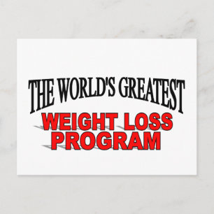 The World's Greatest Weight Loss Program Postcard