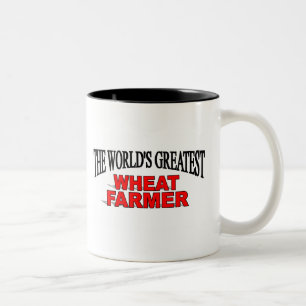 The World's Greatest Wheat Farmer Two-Tone Coffee Mug