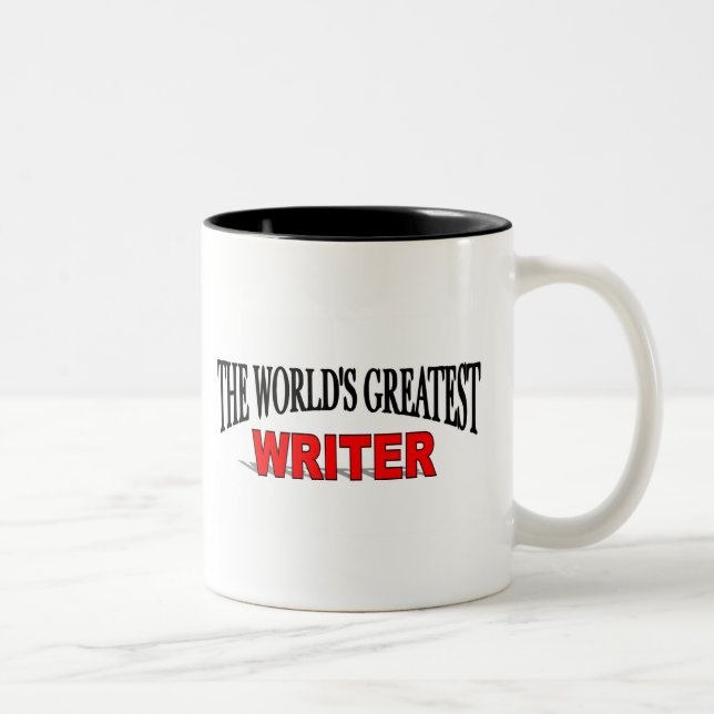 The World's Greatest Writer Two-Tone Coffee Mug (Right)