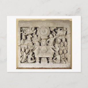 The worship of the Buddhist symbols, Amaravati (li Postcard