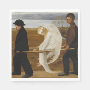 The Wounded Angel (by Hugo Simberg) Napkin