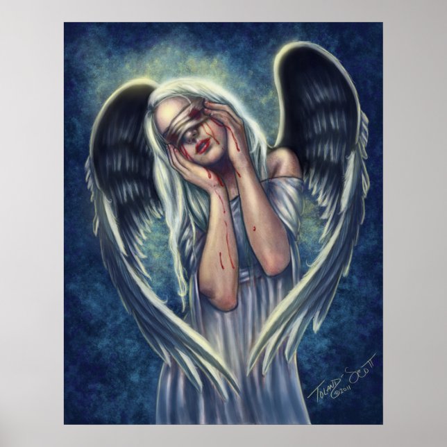 The Wounded Angel Canvas Print (Front)
