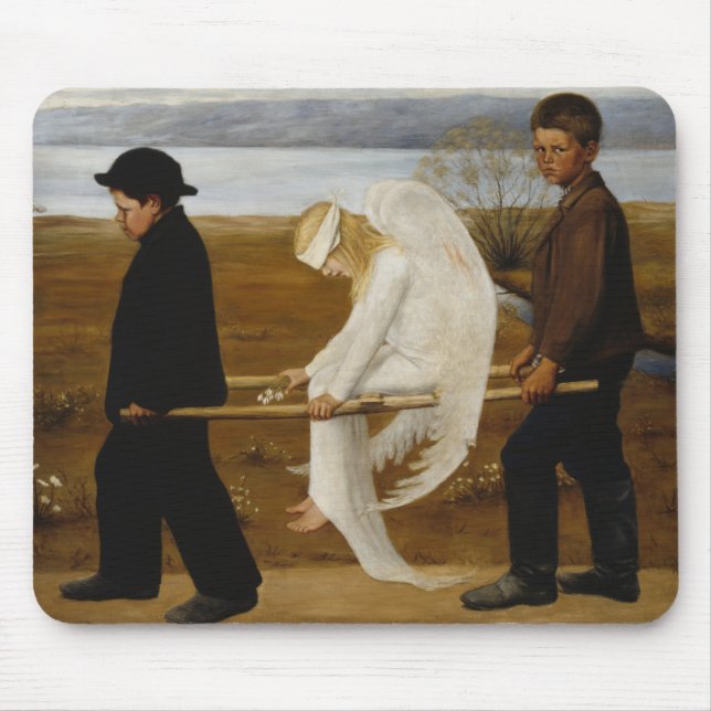 The Wounded Angel Mouse Pad (Front)