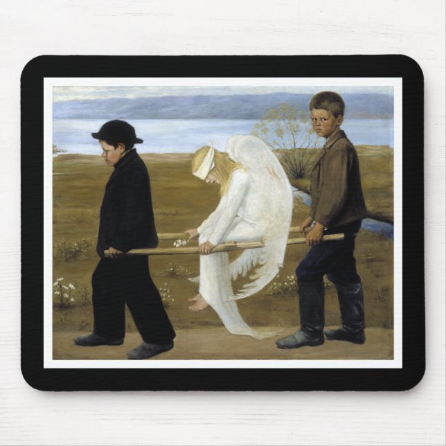 The Wounded Angel Mouse Pad (Front)