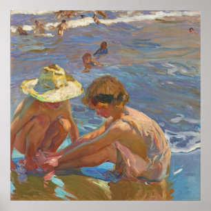 The Wounded Foot, Joachin Sorolla Poster