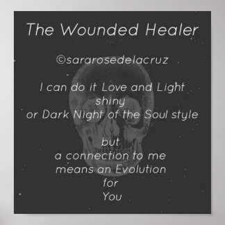 The Wounded Healer / Original Poem / ©SRD Poster