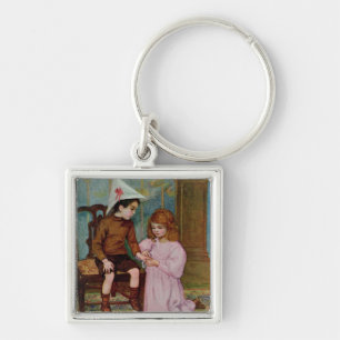 The Wounded Knight Key Ring