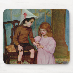 The Wounded Knight Mouse Pad