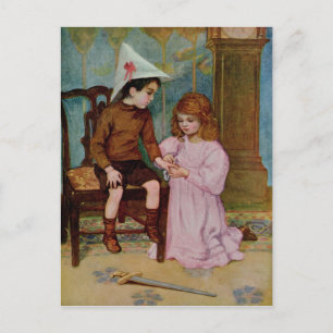 The Wounded Knight Postcard