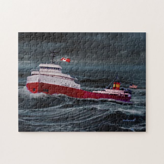 THE WRECK OF THE EDMUND FITZGERALD JIGSAW PUZZLE (Horizontal)