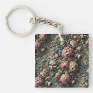 🌿 The Wretching Wreath – Gothic Victorian Key Ring
