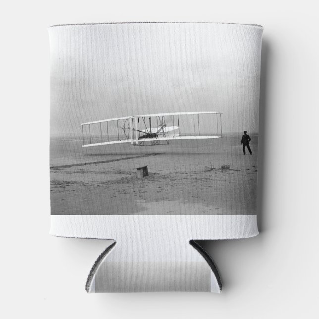 The Wright Brothers First Powered Flight Can Cooler (Front)