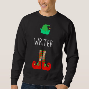 The Writer Elf Christmas Party Matching Family Sweatshirt