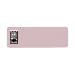 "The Writer" Tarot Card Design Return Address Label