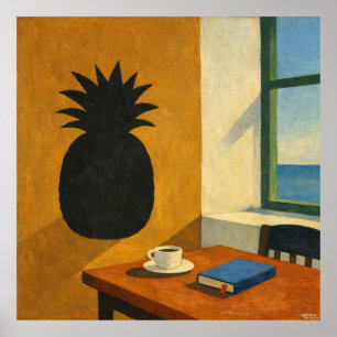 The Writing on the Wall Looks Like a Pineapple Poster