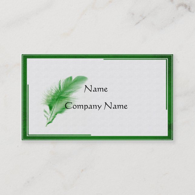 The Written Word Business Card (Front)