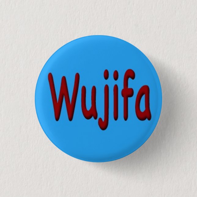 The Wujifa Blue Button (Front)