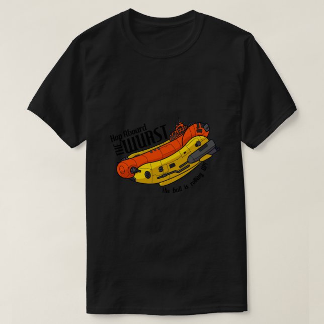 The Wurst - Dimension20 Sticker T-Shirt (Design Front)
