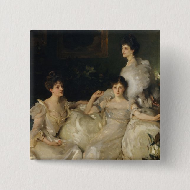 The Wyndham Sisters 15 Cm Square Badge (Front)