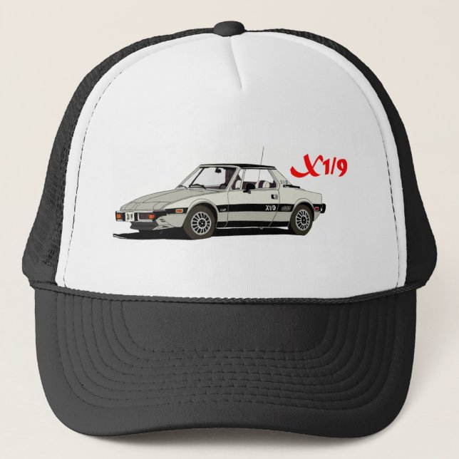 The X1/9 Sports Car Trucker Hat (Front)