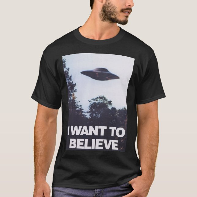 The X-Files I Want To Believe Essential T-Shirt (Front)