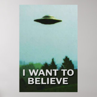 The XFiles I WANT TO BELIEVE original Poster