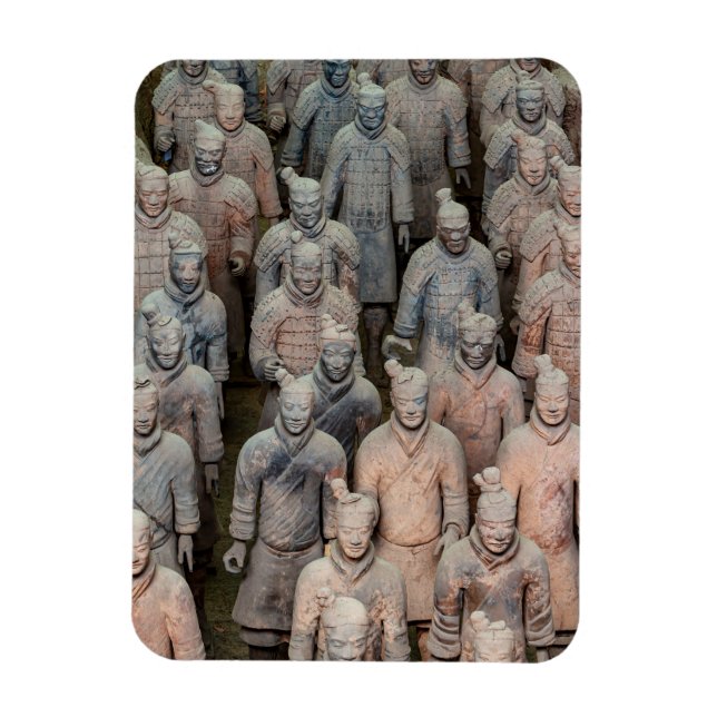 The Xian Terracotta Army in China Magnet (Vertical)