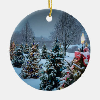 The Yacht Basin Ceramic Ornament