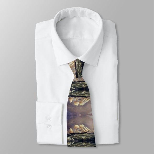 The Yacht Fox 1900s Tie (Tied)