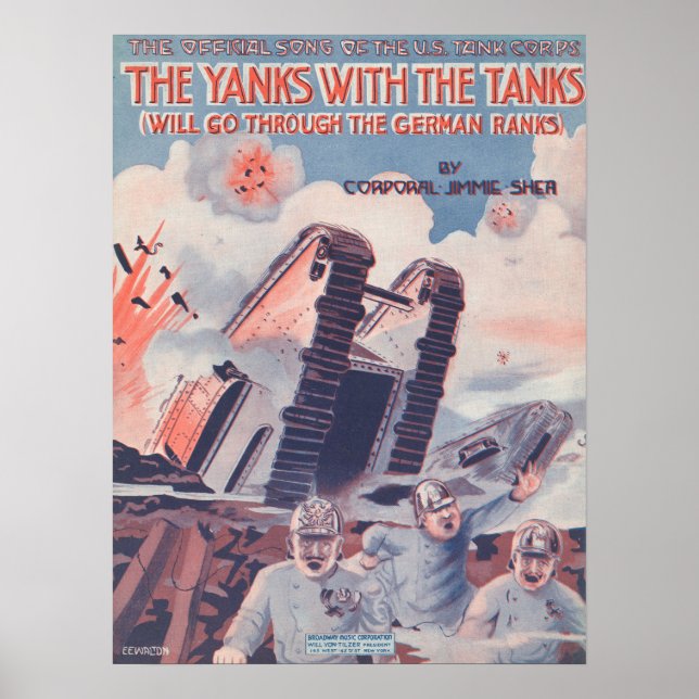 The Yanks With The Tanks Poster (Front)