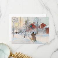 The Yard and Washhouse by Carl Larsson