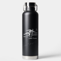 The Yass Method signed water bottle