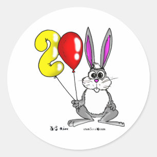 The Year 2011 Rabbit Classic Round Sticker