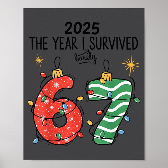 The Year I Barely Survived Christmas 2025 Six Seve Poster (Front)
