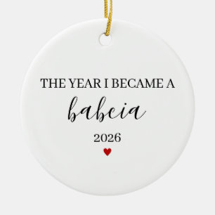 The Year I Became a Babcia Polish Grandma Ceramic Ornament