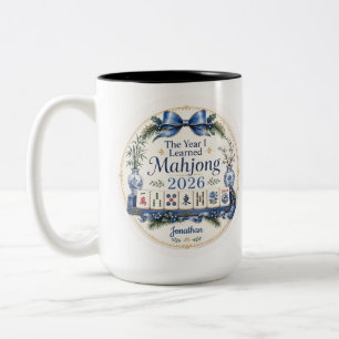 The Year I Learned Mahjong Christmas Coffee Cup