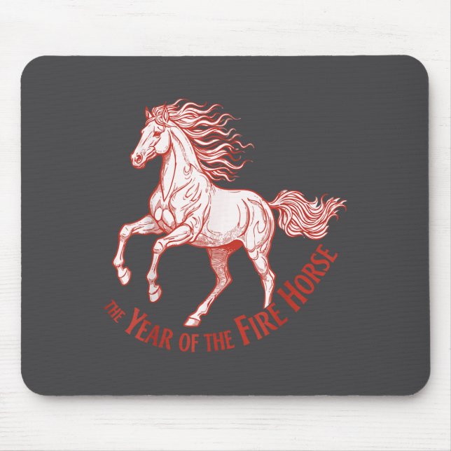 The Year Of The Fire Horse 2026 Celebration  Mouse Pad (Front)