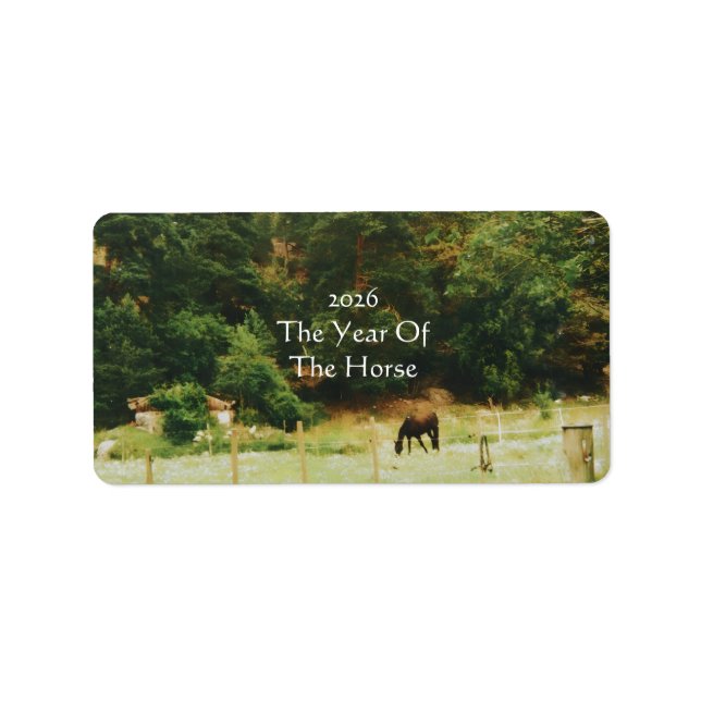 The Year Of The Horse, 2026,  Label (Front)