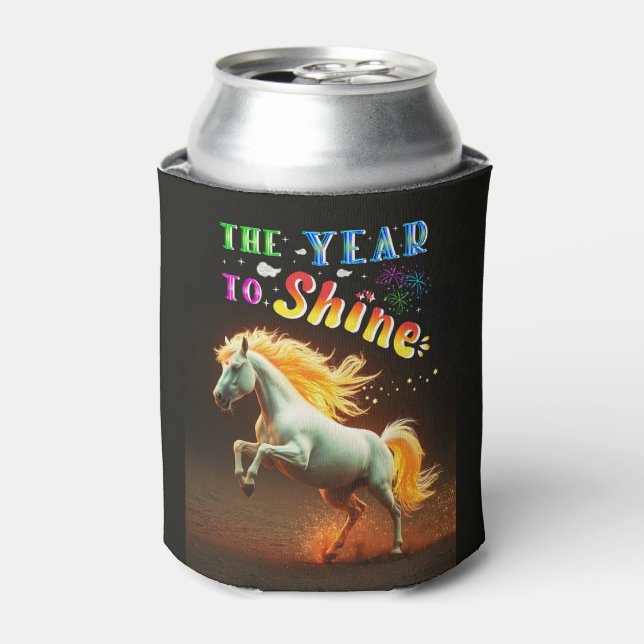 The Year To Shine Can Cooler (Can Front)