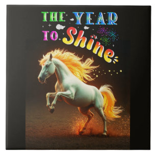 The Year To Shine Ceramic Tile