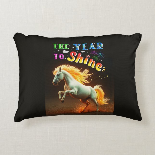 The Year To Shine Decorative Cushion (Front)