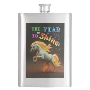 The Year To Shine Hip Flask