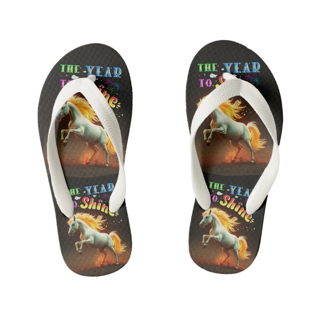 The Year To Shine Kid's Thongs (Footbed)