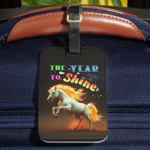 The Year To Shine Luggage Tag