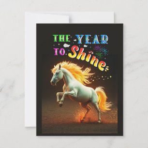 The Year To Shine Thank You Card