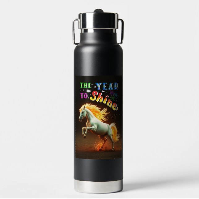 The Year To Shine Water Bottle (Front)