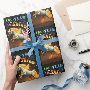 The Year To Shine Wrapping Paper